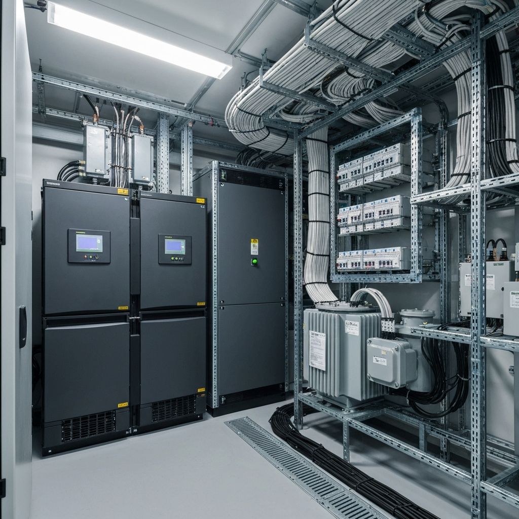 Power distribution room